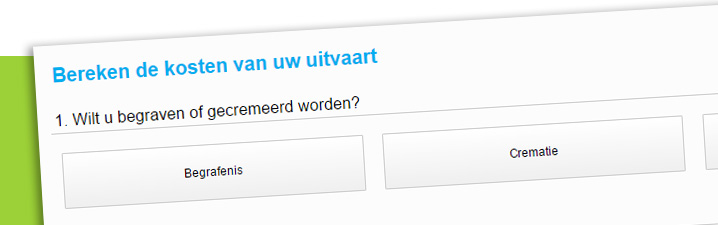 Uitvaartkostentool Uitvaartkostentool