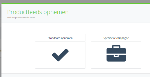 Voorbeeld nieuwe productfeedmanager